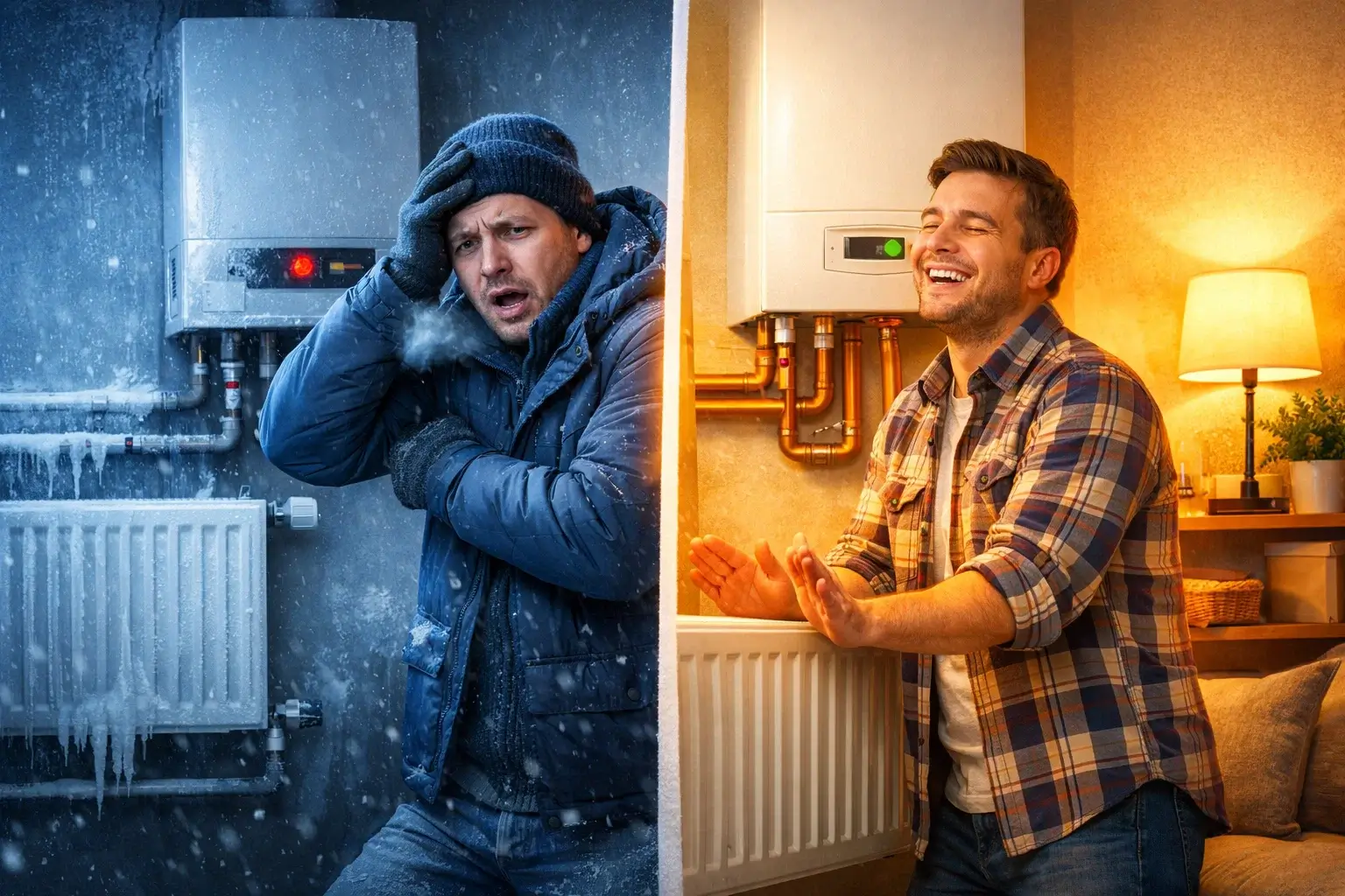 house cold windows vs warm home heating inside